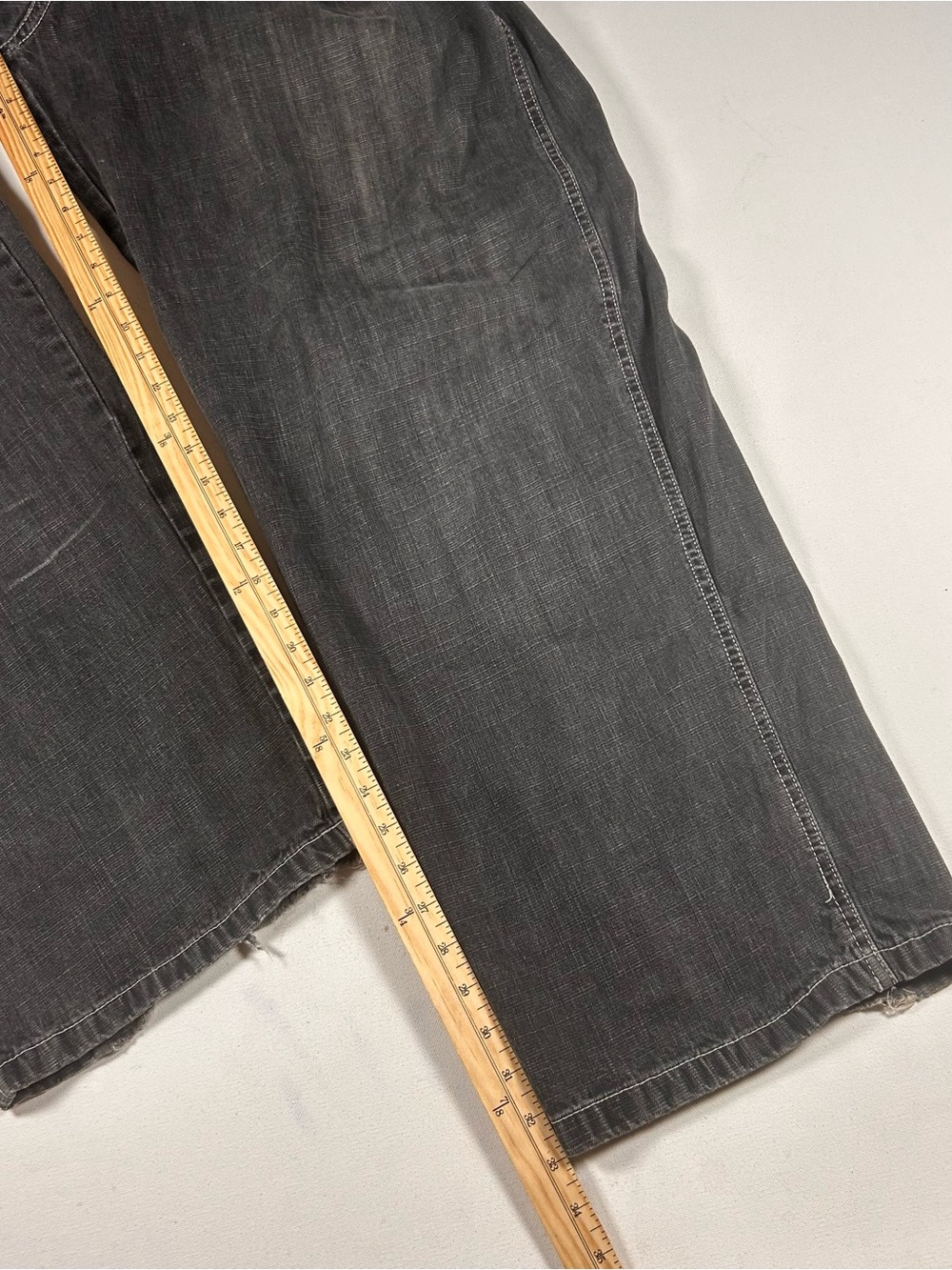 Baggy Southpole Denim Jeans RN82628 Y2K Skater Vintage 42 Fits: 44 X 33 Black - Picture 9 of 10